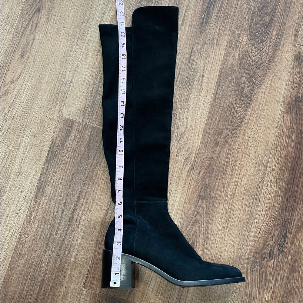 Stuart Weitzman 5050 Finn 55mm Suede Knee High Boots - Picture 7 of 7